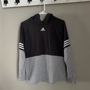 Adidas long sleeve pullover logo sweatshirt